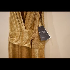 Ralph Lauren Bodre Sleeveless Evening Gown